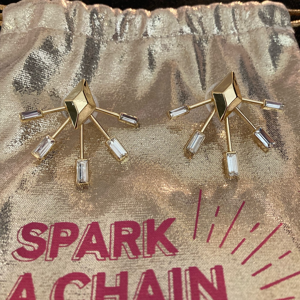 Mary Kay Spark A Chain Reaction Pierced Earrings 8$